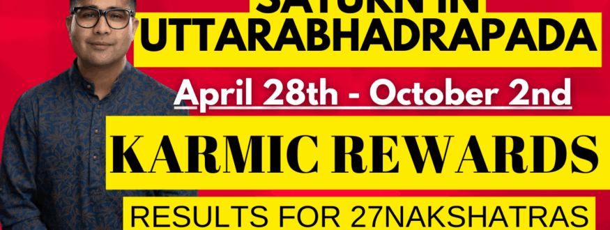 SATURN IN UTTARABHADRAPADA- _Astrologer Nipun _Joshi