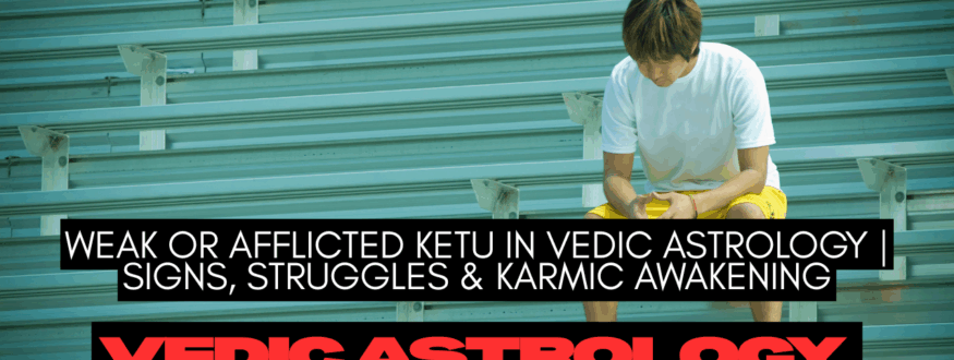 Weak or Afflicted Ketu in Vedic Astrology Signs, Struggles & Karmic Awakening_Astrologer Nipun Joshi