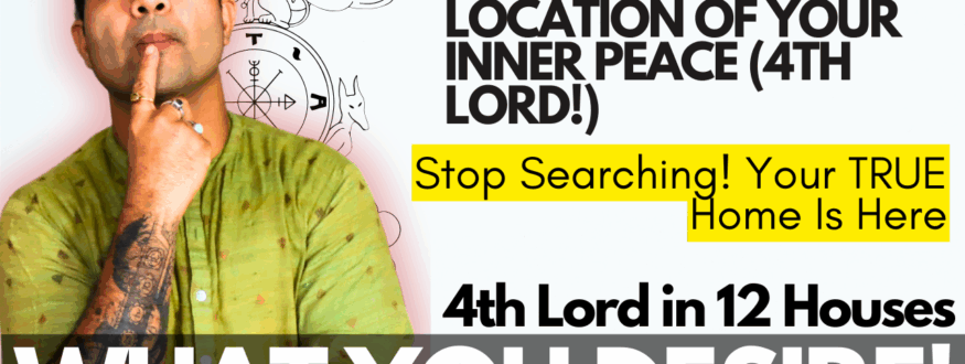 Discover where your TRUE happiness, emotional peace, home comfort, security and real contentment come from according to Vedic Astrology. Decode the 4th Lord in all 12 houses and learn what truly satisfies your soul.