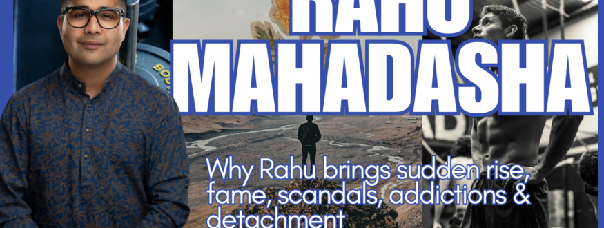 Rahu Mahadasha in Vedic Astrology explained with classical references from BPHS and Phaladeepika. Learn how Rahu transforms career, relationships, karma, mindset, and destiny. Advanced guide for serious astrology students.
