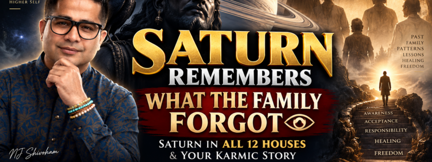 Saturn in all 12 houses Vedic astrology family karma and ancestral patterns