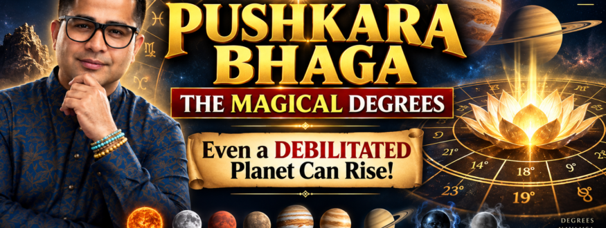 Pushkara Bhaga magical degrees in Vedic astrology and debilitated planets