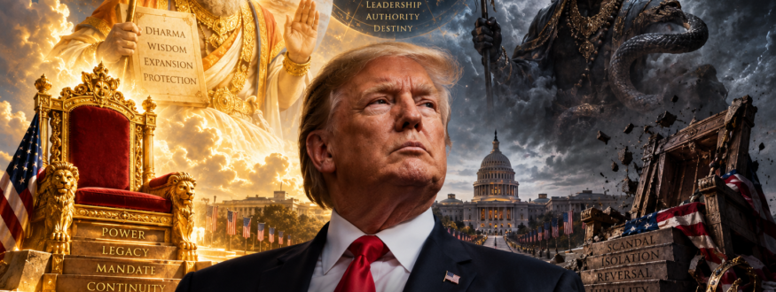 TRUMP’S MIDTERM KARMA 👁️ Jupiter–Ketu Enters His LAGNA Days Before Election
