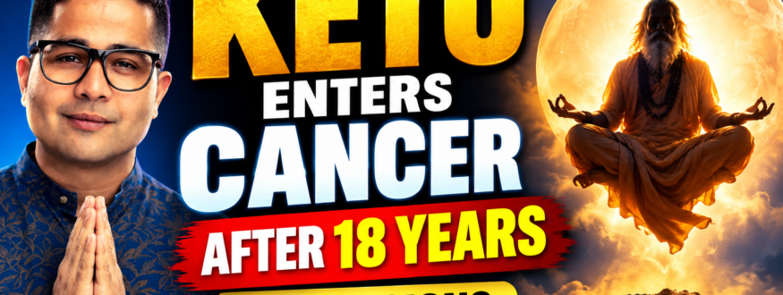 Ketu enters Cancer in 2026 after nearly 18 years. Explore emotional karma, family patterns and the meaning of this transit for all 12 zodiac signs.